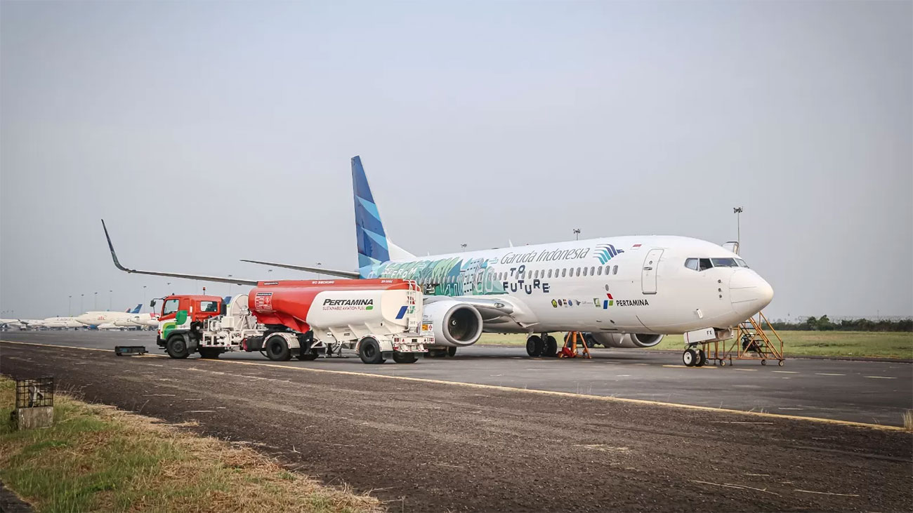 Pesawat Garuda Indonesia gunakan Bioavtur buatan Pertamina