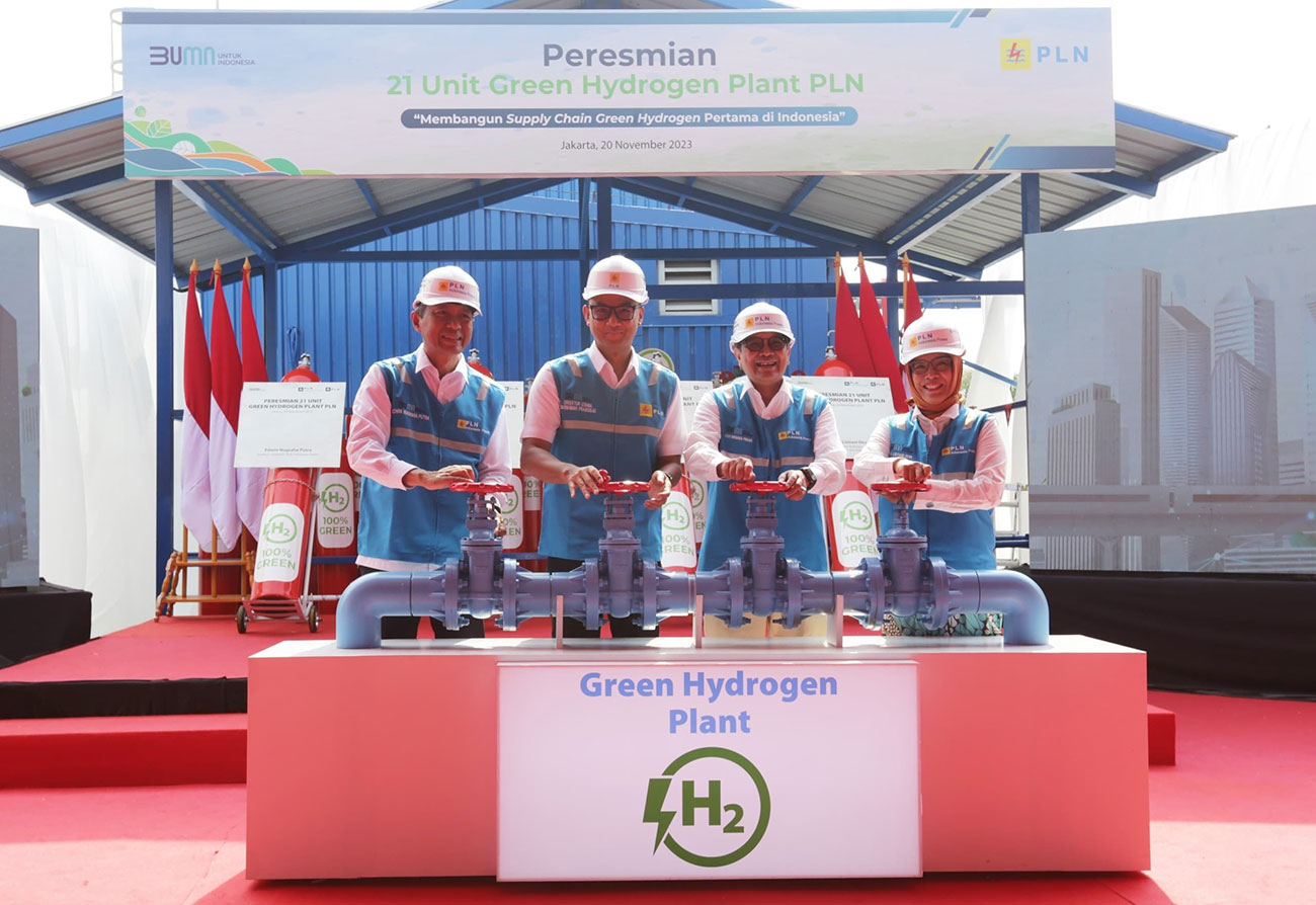 PLN resmikan 21 unit green hydrogen plant (GHP)