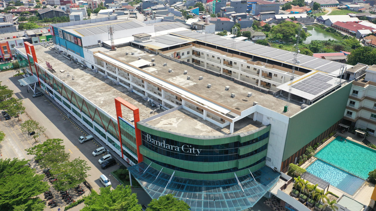 Pasang PLTS atap, Bandara City Mall Kurangi Emisi Karbon 577 Ton per Tahun